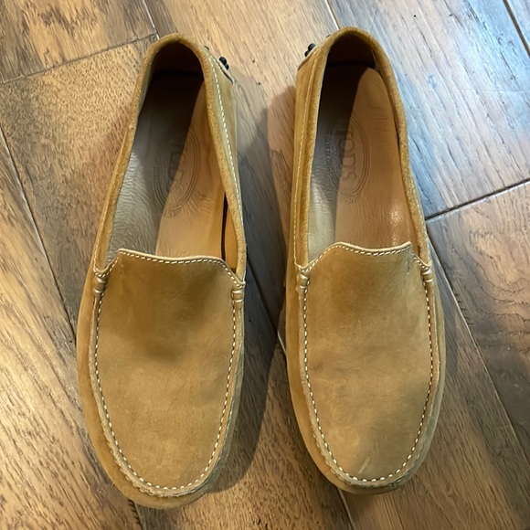 Tods Suede Driving Shoe - Picture 1 of 9
